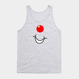 Red Nose Day, Funny Clown Nose Tank Top